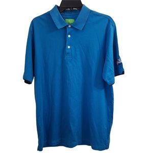 BETENLY : The President's Cup Tournament Blue Golf Polo Shirt